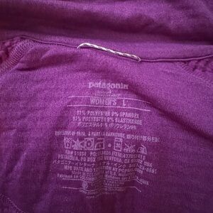 Patagonia Women's Fuchsia Base Layer one piece jumpsuit - Large